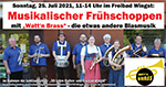 Frühschoppen mit Watt'n Brass im Freibad Wingst, rc-media.tv